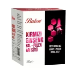 عسل حبوب اللقاح مع الجينسينغ الأحمر وغذاء ملكات النحل من بالين 230 جرام