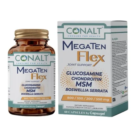 كونالت® ميغاتين فليكس | دعم شامل لصحة المفاصل والحركة – 60 كبسولة