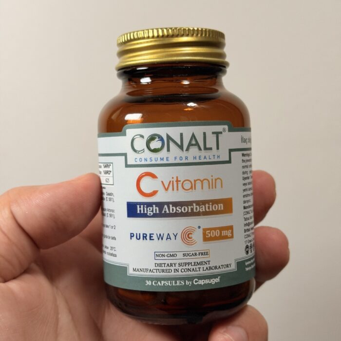 ⁦فيتامين سي 500 ملغ بتقنية PureWay-C من كونالت (CONALT Vitamin C 500 mg) لدعم المناعة ومضاد للأكسدة⁩ - الصورة ⁦2⁩