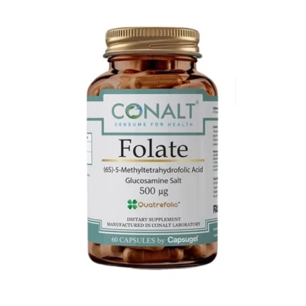 كونالت® فوليت – 60 كبسولة نباتية | تركيبة حمض الفوليك 500 µغ للنقاء اليومي