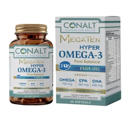 كونالت® ميغاتين هايبر أوميغا 3 | نقاء فائق وتوازن مثالي – كبسولات سوفتجيل