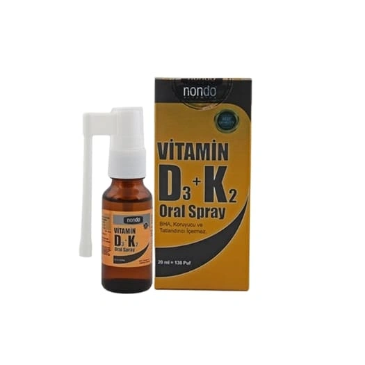 nutraxin (20) نوندو فيتامين د3 + ك2 بخاخ – 20 مل - الصورة 1