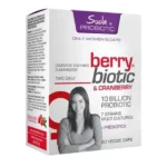 سودا بروبيوتيك Berrybiotic مع التوت البري (كرانبيري) – مكمل غذائي – 60 كبسولة