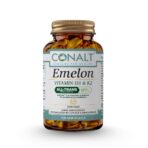 كونالت فيتامين D3 و K2 (Emelon إميلون) 120 كبسولة مع زيت MCT